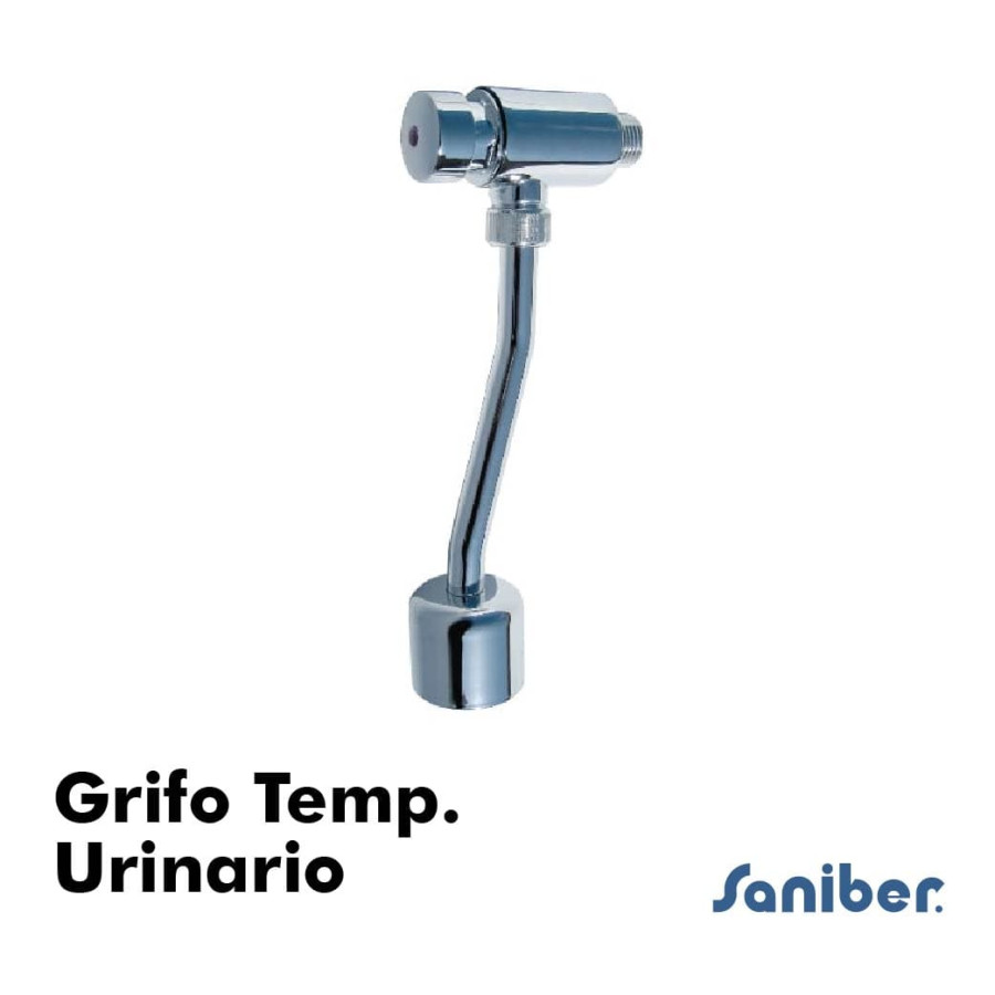 SANIBER Grifo Temporizado Urinario con Tubo