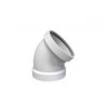 DISMOL Codo de Aluminio 100 mm 45º