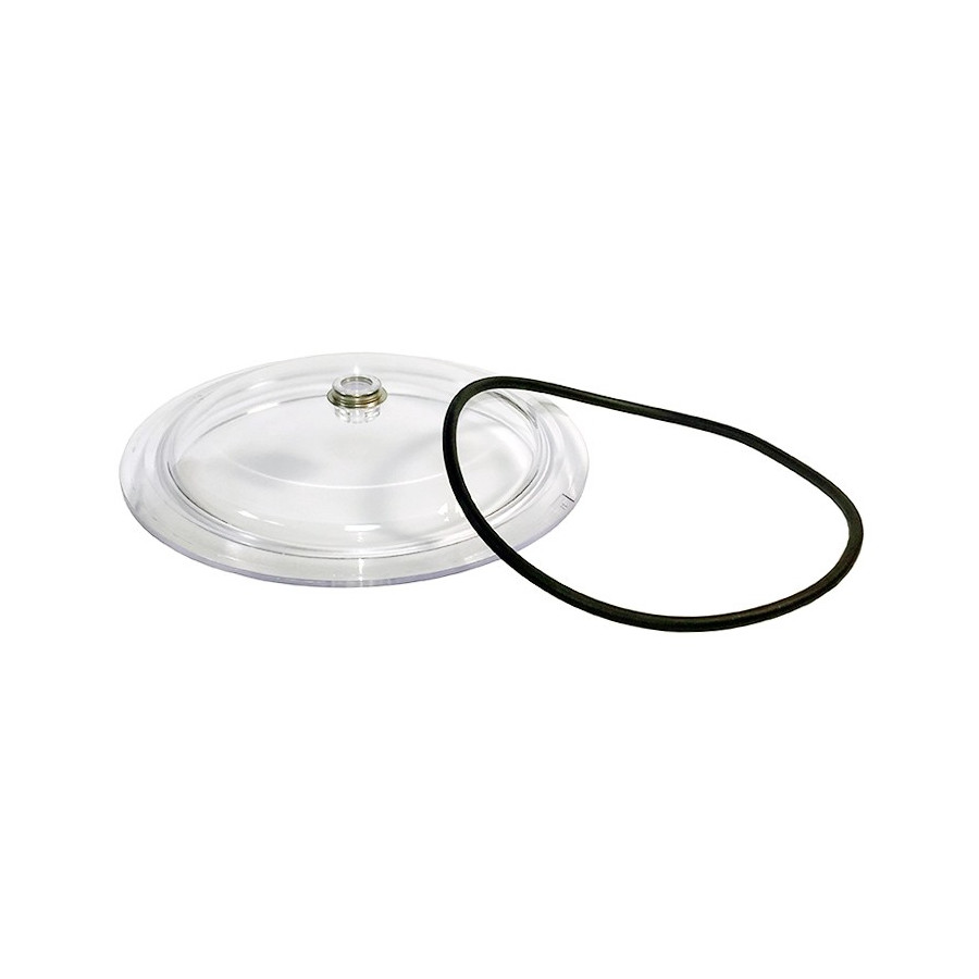 ASTRALPOOL Tapa Transparente Filtro con Junta Cierre Abrazadera