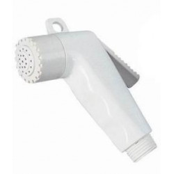 Mango de Ducha con Pulsador de Palanca Blanco