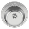 Fregadero Redondo 51 cm Inoxidable