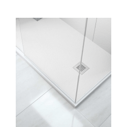 Plato de Ducha Pizarra 90 x 90 cm Blanco