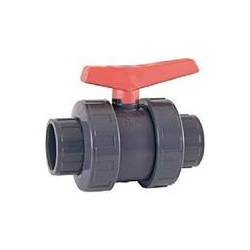 Válvula de Bola de PVC Presión 63 mm 16 Atm Asimétrica
