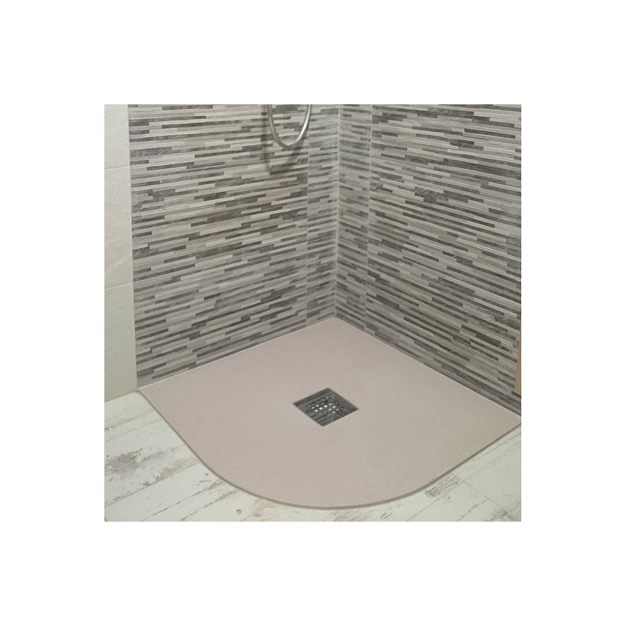 Plato de Ducha Pizarra 90 cm Angular