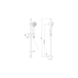 Conjunto Fijación Grifería 2 Varillas