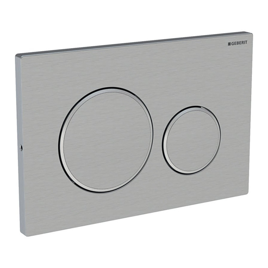 GEBERIT Placa de Accionamiento Sigma 20 Acero Cepillado