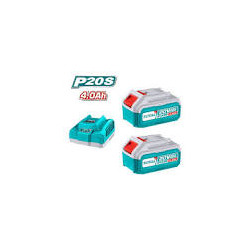 Pack Total 2 Baterías 4 Ah  Cargador Rápido