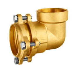 Codo Fitting 90 mm x 3 Rosca Hembra