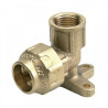 Codo Fitting con Plaqueta 25 mm x 3/4