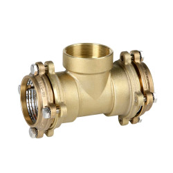 Te Fitting 90 mm x 3 Rosca Hembra