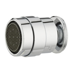 Aireador 24/100 Rosca Macho con Rótula Cromado