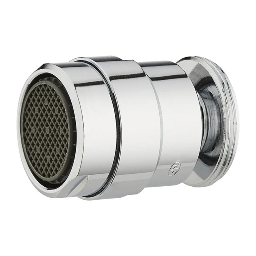 Aireador 24/100 Rosca Macho con Rótula Cromado