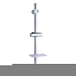 Barra de Ducha Cromada Moon