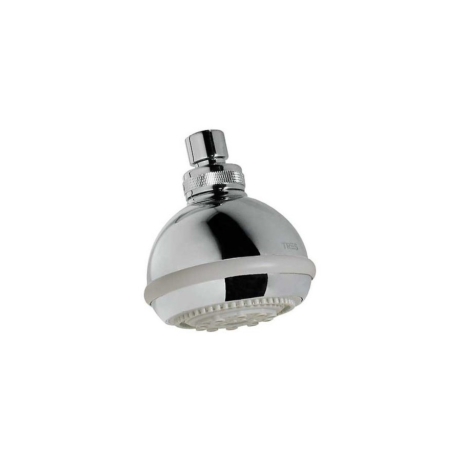 Flor de Ducha con Rótula Cromado