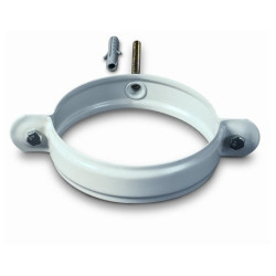 Abrazadera Bajada 100 mm Blanca
