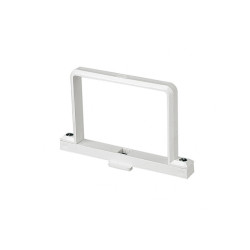 Abrazadera Bajada Rectangular 100 x 73 mm Blanco