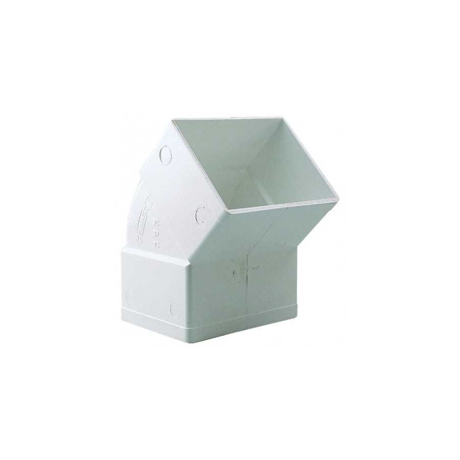 Codo Bajada Rectangular 87º 100 x 73 mm