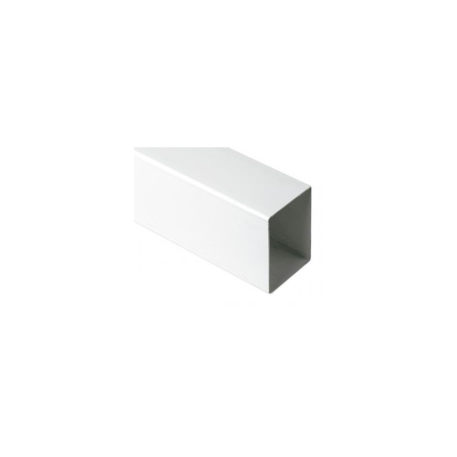 Tubo Rectangular 100 x 73 mm Blanco (4m)