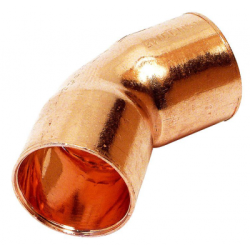 Curva de Cobre 45º Hembra - Hembra 18 mm