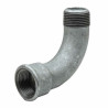 Curva 90º Macho - Hembra 1/2 Galvanizada