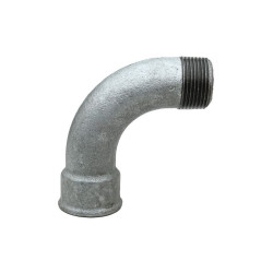 Curva 90º Macho - Hembra 1 Galvanizada