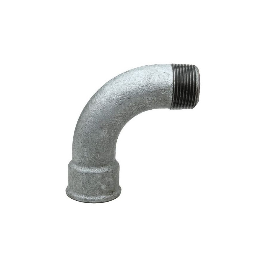 Curva 90º Macho - Hembra 1 Galvanizada
