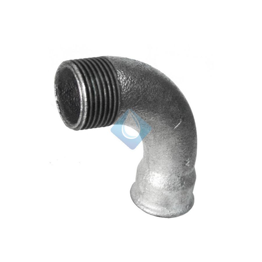 Curva 90º Macho - Hembra 3 Galvanizada