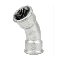 Curva 45º Hembra - Hembra 1 Galvanizada