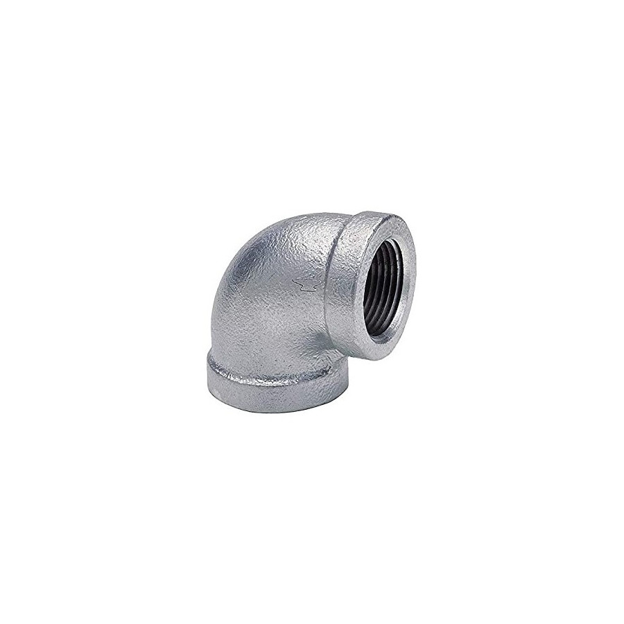 Codo 90º Hembra - Hembra 3/4 Galvanizado