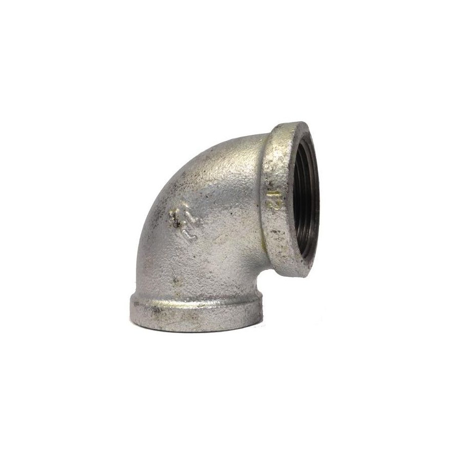 Codo 90º Hembra - Hembra 2 1/2 Galvanizado