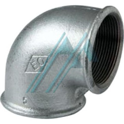 Codo 90º Hembra - Hembra 3 Galvanizado