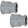 Reducción Hembra - Hembra 3/4 x 1/2 Galvanizada
