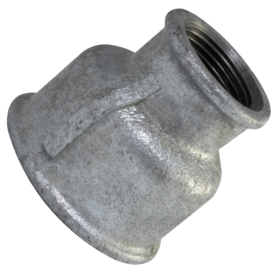 Reducción Hembra - Hembra 1 x 3/4 Galvanizada