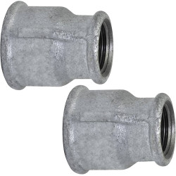 Reducción Hembra - Hembra 1 1/2 x 3/4 Galvanizada