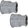 Reducción Hembra - Hembra 1 1/2 x 3/4 Galvanizada