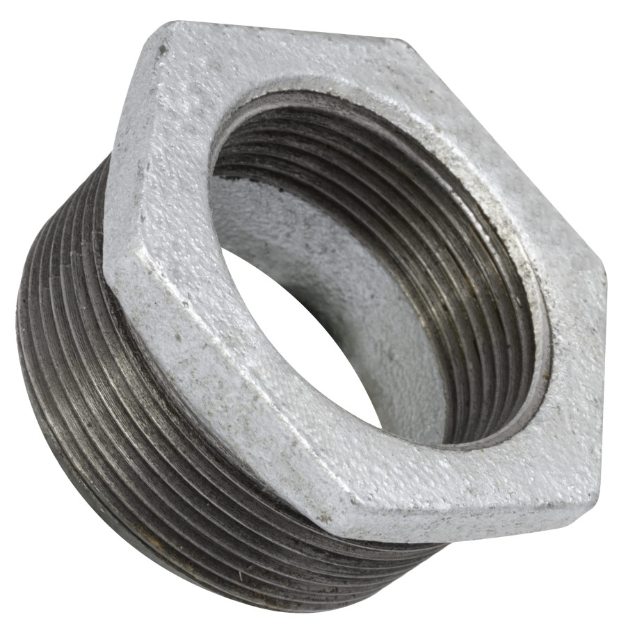 Reducción Macho - Hembra 2 1/2 x 1 1/2 Galvanizada