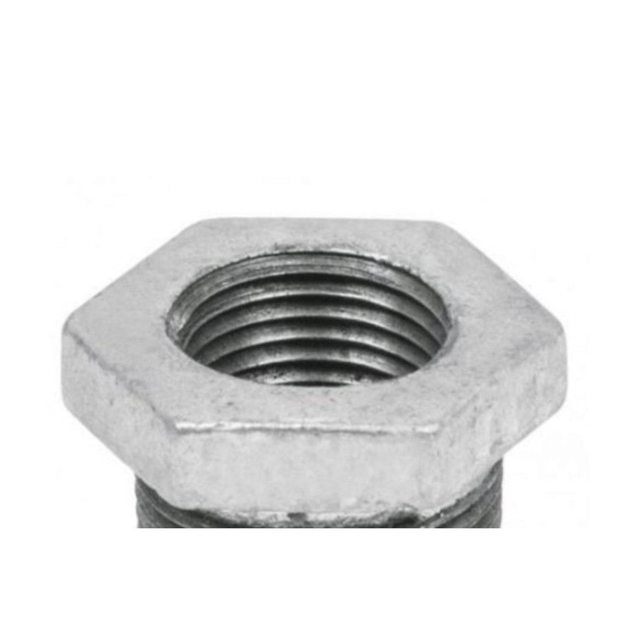 Reducción Macho - Hembra 3 x 2 Galvanizada