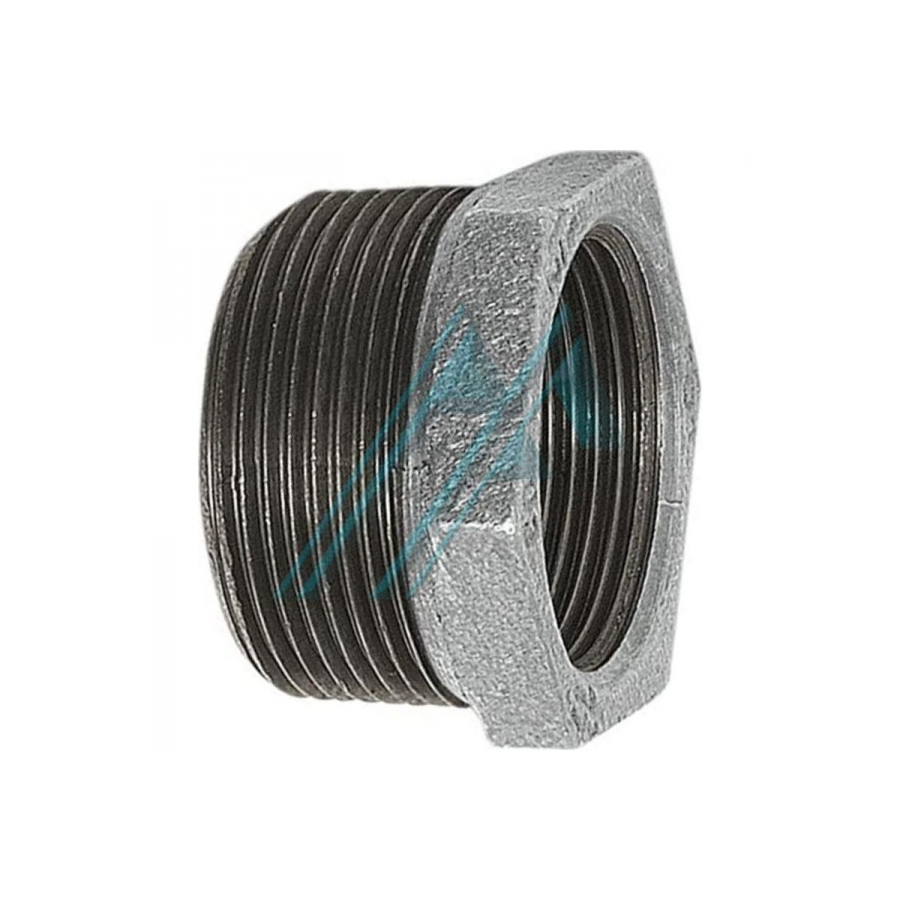 Reducción Macho - Hembra 3 x 2 1/2 Galvanizada