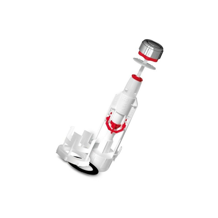 Campana Cisterna Baja Pulsador Simple con Adaptador 3g