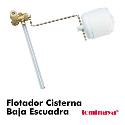 Flotador Cisterna Baja de Escuadra Latón