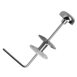 Tirador Curvo ABS Cromado Ancho 70 mm