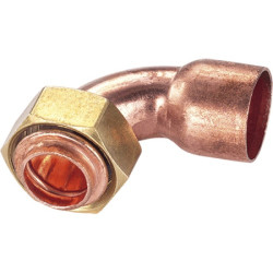 Racor Curvo de Latón 12 mm x 1/2