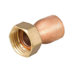 Racor Loco Recto de Latón 18 mm x 1/2