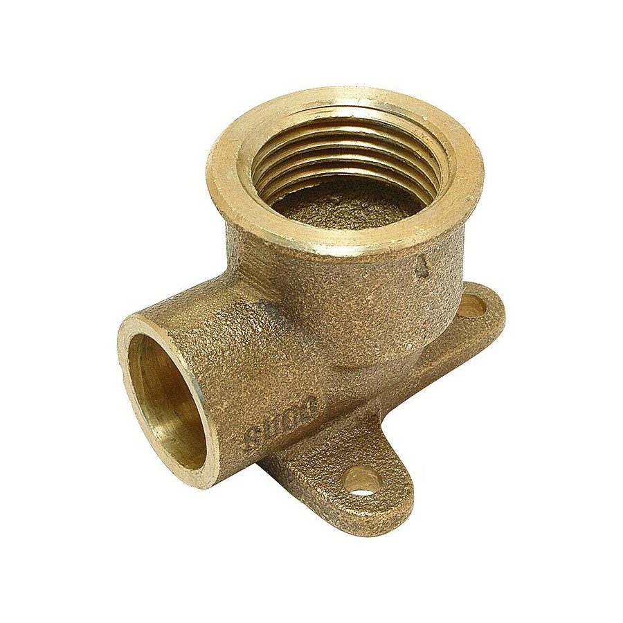Codo Mural de Latón 28 mm x 1