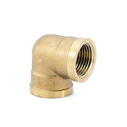 Codo de Latón 1 Hembra - Hembra