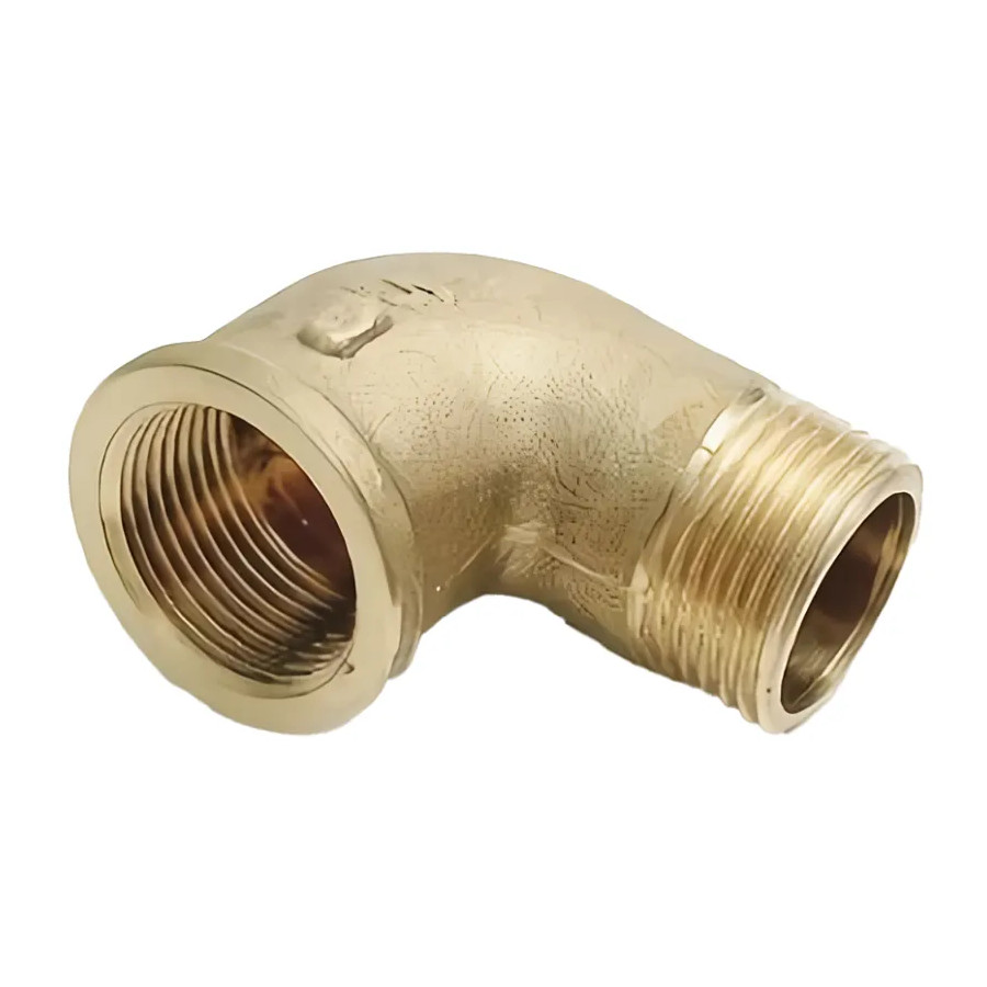 Codo de Latón 1 1/4 Macho - Hembra