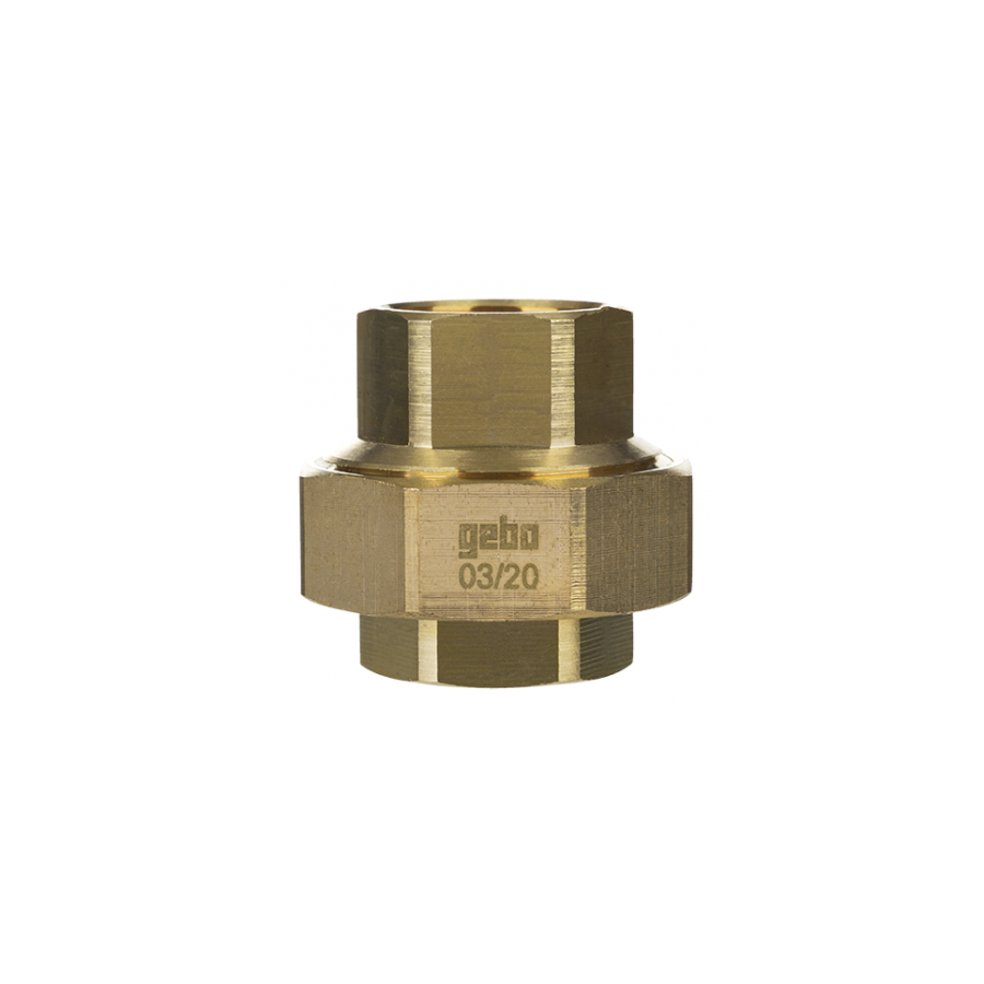 Enlace de Latón 3 Piezas 2 1/2 Hembra - Hembra