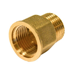 Alargadera Cilíndrica de Latón 1/2 x 5 cm