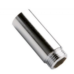 Alargadera Cilíndrica de Latón Cromado 1/2 x 5 cm