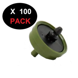 Gotero Autocompensante 4 Litros por Hora Verde